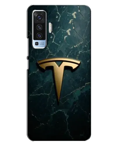 Чехол для Vivo X50 с картинкой «Мраморная Tesla Gold» Чехол для Vivo X50 с картинкой «Мраморная Tesla Gold»