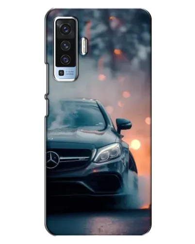 Чехол для Vivo X50 с картинкой «Mercedes — ночной город» Чехол для Vivo X50 с картинкой «Mercedes — ночной город»