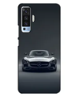 Чехол для Vivo X50 с картинкой «Mercedes на черном»
