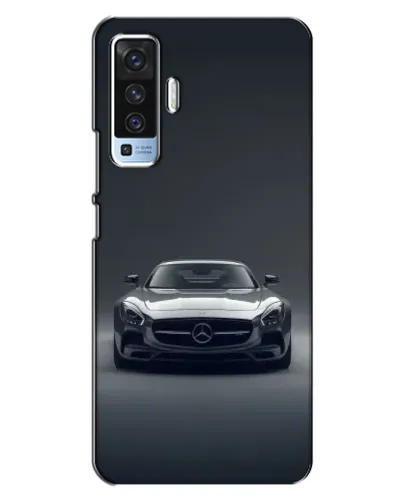 Чехол для Vivo X50 с картинкой «Mercedes на черном» Чехол для Vivo X50 с картинкой «Mercedes на черном»