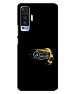 Чехол для Vivo X50 с картинкой «Mercedes — ретро стиль»