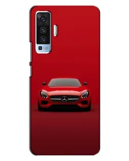 Чехол для Vivo X50 с картинкой «Красный Mercedes AMG»