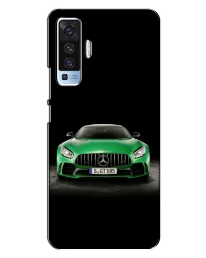 Чехол для Vivo X50 с картинкой «Mercedes — неоновый лого» Чехол для Vivo X50 с картинкой «Mercedes — неоновый лого»