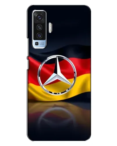 Чехол для Vivo X50 с картинкой «Mercedes — флаг Германии» Чехол для Vivo X50 с картинкой «Mercedes — флаг Германии»
