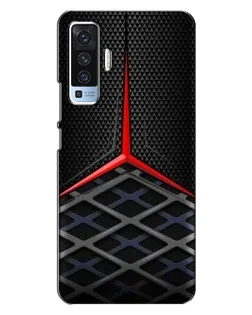 Чехол для Vivo X50 с картинкой «Mercedes Carbon Grid»