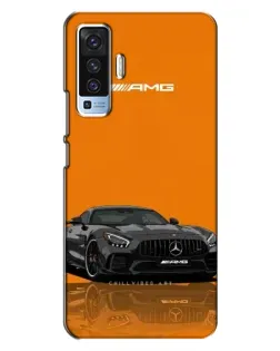 Чехол для Vivo X50 с картинкой «Оранжевый Mercedes AMG»