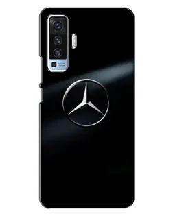 Чохол для Vivo X50 з картинкою «Mercedes на металі»