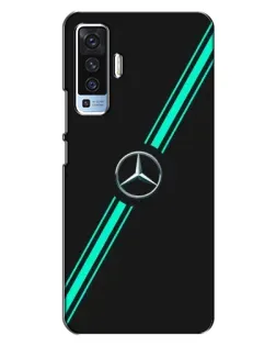 Чохол для Vivo X50 з картинкою «Спортивні лінії Mercedes»