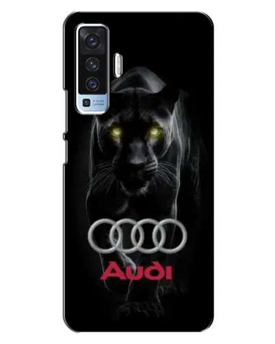 Чехол для Vivo X50 с картинкой «Пантера и Audi» Чехол для Vivo X50 с картинкой «Пантера и Audi»