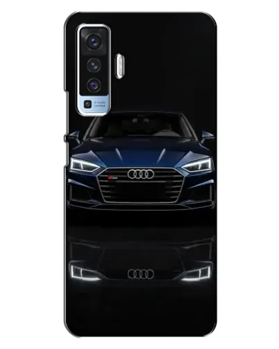 Чехол для Vivo X50 с картинкой «Audi — ночное отражение» Чехол для Vivo X50 с картинкой «Audi — ночное отражение»