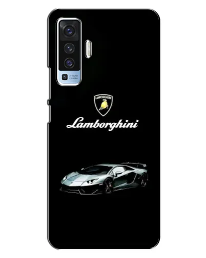 Чехол для Vivo X50 с картинкой «Логотип Lamborghini классика»