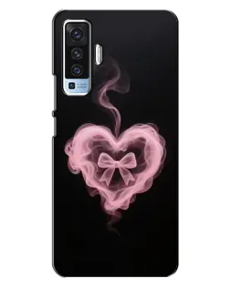 Чехол для Vivo X50 с картинкой «Дымчатое сердце»