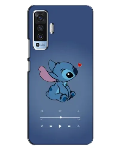Чехол для Vivo X50 с картинкой «Музыкальный Stitch»
