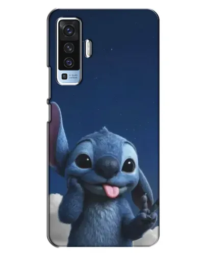 Чехол для Vivo X50 с картинкой «Стич в облаках»