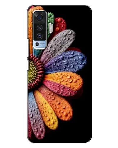 Чехол для Vivo X50 с картинкой «Радужный цветок» Чехол для Vivo X50 с картинкой «Радужный цветок»
