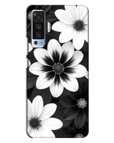 Чехол для Vivo X50 с картинкой «Монохромные астры» Чехол для Vivo X50 с картинкой «Монохромные астры»