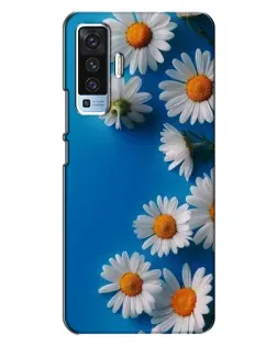 Чехол для Vivo X50 с картинкой «Белоснежные маргаритки» Чехол для Vivo X50 с картинкой «Белоснежные маргаритки»