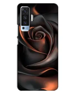 Чехол для Vivo X50 с картинкой «Шелковая черная роза» Чехол для Vivo X50 с картинкой «Шелковая черная роза»