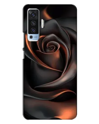Чехол для Vivo X50 с картинкой «Шелковая черная роза» Чехол для Vivo X50 с картинкой «Шелковая черная роза»