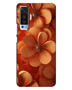 Чехол для Vivo X50 с картинкой «Оранжевый макро цветок» Чехол для Vivo X50 с картинкой «Оранжевый макро цветок»