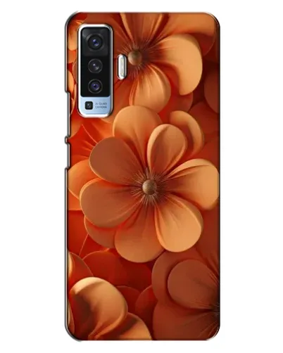 Чехол для Vivo X50 с картинкой «Оранжевый макро цветок» Чехол для Vivo X50 с картинкой «Оранжевый макро цветок»