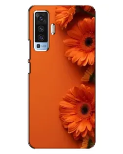Чехол для Vivo X50 с картинкой «Оранжевые герберы» Чехол для Vivo X50 с картинкой «Оранжевые герберы»
