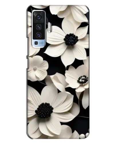 Чехол для Vivo X50 с картинкой «Объемные белые цветы» Чехол для Vivo X50 с картинкой «Объемные белые цветы»