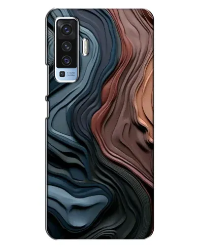 Чехол для Vivo X50 с картинкой «Цветные волны каньона» Чехол для Vivo X50 с картинкой «Цветные волны каньона»