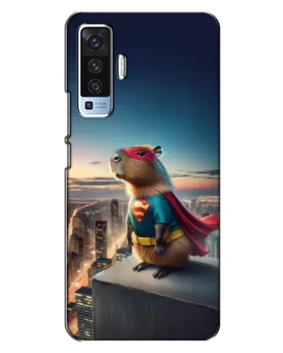 Чехол для Vivo X50 с картинкой «Капи-мен супергерой» Чехол для Vivo X50 с картинкой «Капи-мен супергерой»