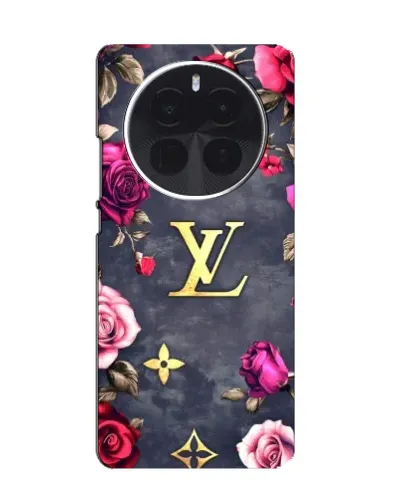 Чохол для ViVO X500 з картинкою «Квітковий Louis Vuitton»