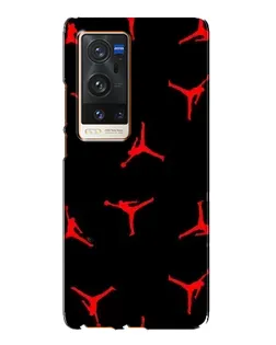 Чехол для Vivo X60 Pro Plus с картинкой «Jordan Red Pattern»
