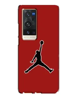 Чехол для Vivo X60 Pro Plus с картинкой «Jordan Red Back»