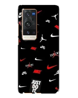 Чехол для Vivo X60 Pro Plus с картинкой «Nike Mix Pattern»