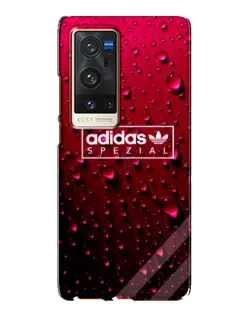 Чехол для Vivo X60 Pro Plus с картинкой «Adidas Gold Marble»
