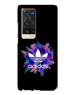 Чехол для Vivo X60 Pro Plus с картинкой «Взрыв красок Adidas»