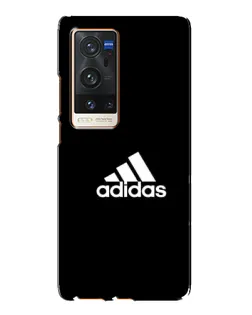 Чехол для Vivo X60 Pro Plus с картинкой «Черная классика Adidas»
