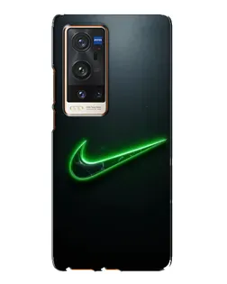 Чохол для Vivo X60 Pro Plus з картинкою «Неоновий контур Nike»