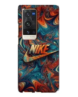 Чохол для Vivo X60 Pro Plus з картинкою «Nike в абстракції»