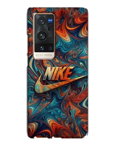 Чохол для Vivo X60 Pro Plus з картинкою «Nike в абстракції»