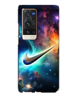 Чохол для Vivo X60 Pro Plus з картинкою «Космічний Nike Swoosh»