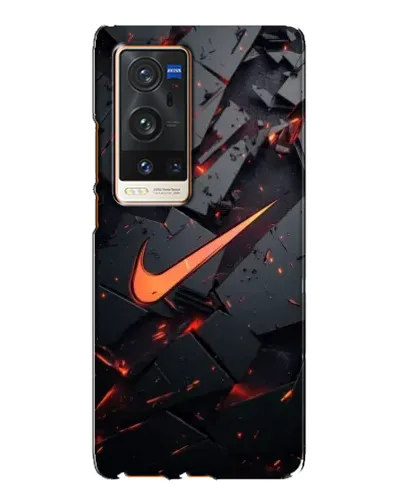 Чохол для Vivo X60 Pro Plus з картинкою «Nike — ефект розломів»