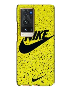 Чохол для Vivo X60 Pro Plus з картинкою «Жовтий текстурний Nike»