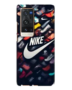 Чохол для Vivo X60 Pro Plus з картинкою «Колекція кросівок Nike»