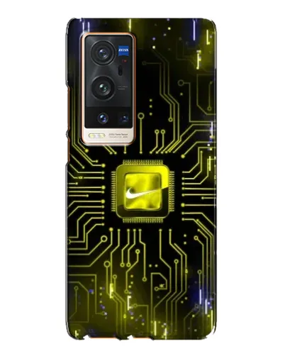 Чохол для Vivo X60 Pro Plus з картинкою «Nike — золота іскра»