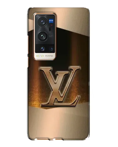 Чехол для Vivo X60 Pro Plus с картинкой «LV — золотое сияние»