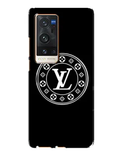 Чехол для Vivo X60 Pro Plus с картинкой «LV — печать стиля»
