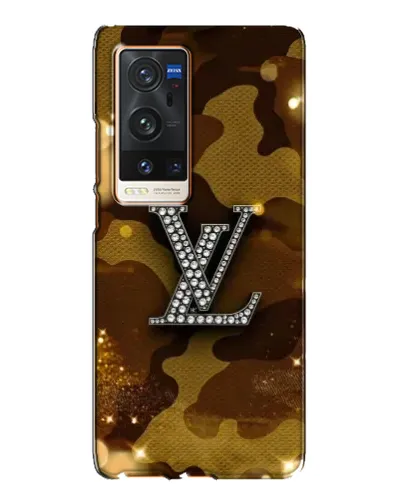 Чехол для Vivo X60 Pro Plus с картинкой «Камуфляжный Louis Vuitton»