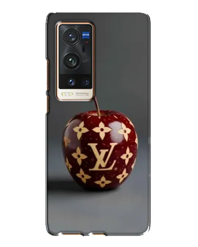 Чехол для Vivo X60 Pro Plus с картинкой «Красное яблоко LV»