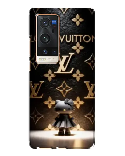 Чехол для Vivo X60 Pro Plus с картинкой «Монограмма с фигурой»