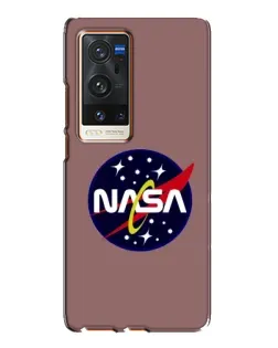 Чехол для Vivo X60 Pro Plus с картинкой «NASA — ретро космос»